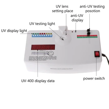 Optické Šošovky Anti-žiarenie Ultrafialové Ray UV Tester Detektor Merač 13B 220V Au22 19 Dropship