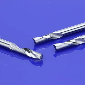 5 ks 6 mm Jedného Flauta frézy pre Hliníkové CNC Nástroje Karbidových,hliníkové kompozitné panely