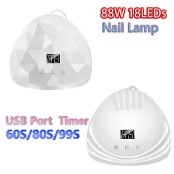 Na nechty, UV Lampa/LED Svietidlá Prenosné USB Port Vlastné Vzory na Vlasy Stroj Pre Všetky typy Gél Domáce Použitie Nail Art Nástroje Veľkoobchod