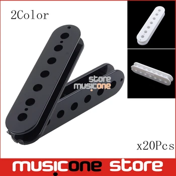 20pcs White/Black 7 Reťazcové Elektrické Gitary Snímač Humbucker Slug Cievky / Double-Coil Pickup Slug Cievky