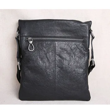 AETOO prvá vrstva kože ultra-tenké mužov bežné malá taška cez rameno taška cez rameno pánske kožené Messenger taška nové pánske