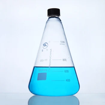 50ml 100 ml 250 ml 500 ml 1000 ml Laboratórne Sklo Lekárske Pyrex Glass Kužeľovej Erlenmeyer Banky Vzorky Fľaša so Skrutkovacím Viečkom Zátka