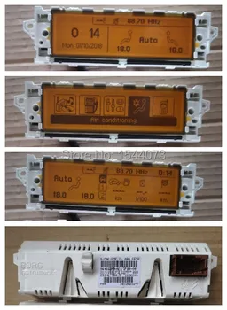 Biela Farba Plášťa Monitora USB Bluetooth Klimatizácia Žltá 12 pin Displej 5 Menu Peugeot 407 408 307