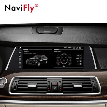 NaviFly Android 10 Auto DVD GPS Prehrávač pre BMW Série 5 GT F07 2009-2016 CIC NBT Qualcomm Snapdragon 628 4GB+64GB 8 Jadro 4G LTE