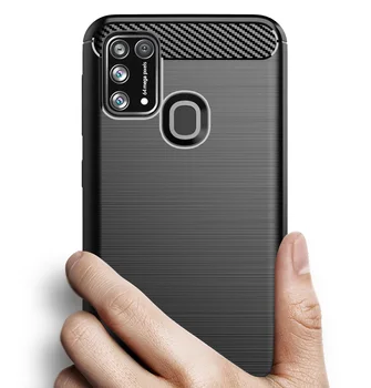Ochranné čierne puzdro pre Samsung Galaxy M31, oxid série z caseport