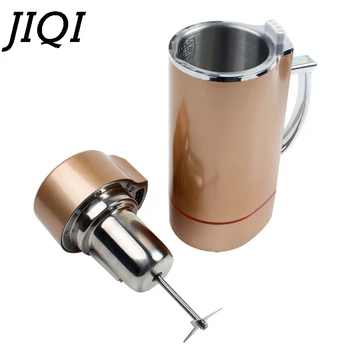 JIQI Mini Automatické Soymilk Sójového Mlieka Maker Prenosné Zrna, Zrná Brúska Nerezový Odšťavovač Stroj Dieťa Jedlo Mixér