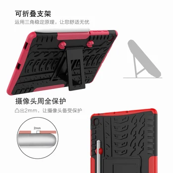 Pre Samsung Galaxy Tab S6 Lite 10.4 puzdro Shockproof Anti-jeseň Prípade s Ceruzkou Držiteľ P610 P615 SM-P610 SM-P615 Funda Capa