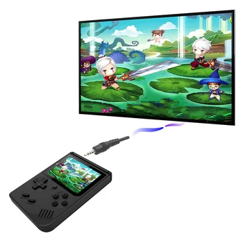 2018 Nový Upgrade RS-6 Prenosný Mini Prenosné hracie Konzoly darček 8bitová 3.0 Palcový Farebný LCD Deti Farebné Hra, Prehrávač, Vstavaný 168 hry
