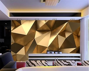 Beibehang Vlastné módne osobnosti tapety zlato minimalistický geometrické obývacia izba, spálňa abstraktných de parede papier peint tapety