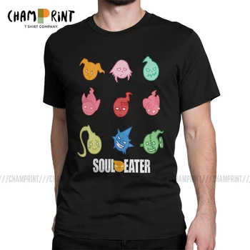 Muži T-Shirt Soul Eater Maka Smrti Dieťa Anime Novinka Bavlna Tee Tričko Krátky Rukáv T Košele Kolo Golier Oblečenie Tlač