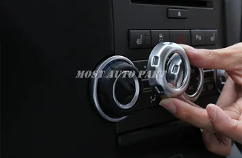 Vnútorné klimatizácia Tlačidlo Krytu 5 ks Pre Land Rover Range Rover Sport 2010-2013 Auto príslušenstvo interiéru Auto dekorácie