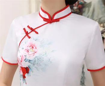 Šanghaj Príbeh Bielej Aodai Vietnam Šaty Pre Ženy, Tradičné Oblečenie Čínsky Orientálne Šaty Dlhé Cheongsam Čína Qipao