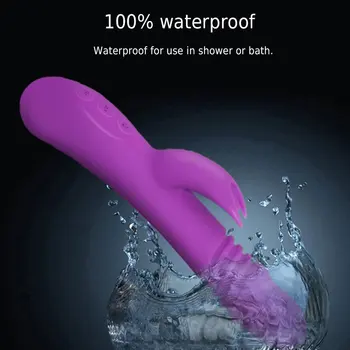 Dildo S Ohrevom Tlačením & Vibrácií Nepremokavé Klitorálny G Pozorovateľ Stimulátor Dospelých Produkty Sexuálne Hračky Pre Ženy A Páry