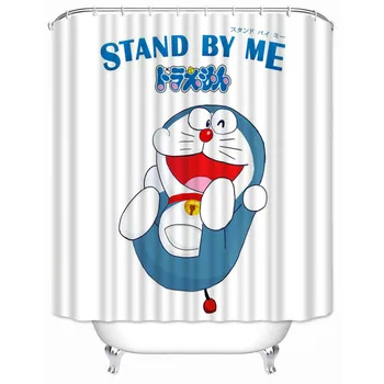 Musife Vlastné Kvalitné Doraemon Sprchový Záves Nepremokavé Kúpeľňa Polyester Textílie Kúpeľňa Opony
