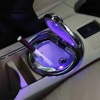 Led Svetlá Auta Popolník S Creative Kryt Osobnosti Prípade Multi-funkčný Interiér Auto Príslušenstvo Pre Chevrolet CRUZE 2012 17
