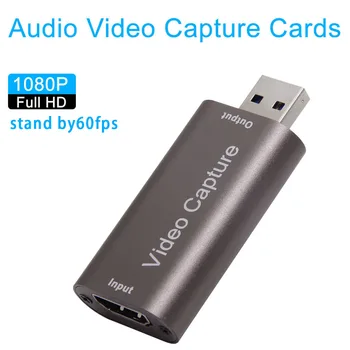 1080P 4K Video Capture Karty USB3.0 kompatibilný s HDMI Video Grabber, Záznam, Pole pre PS4 Hry Fotoaparát Nahrávanie Live Streaming