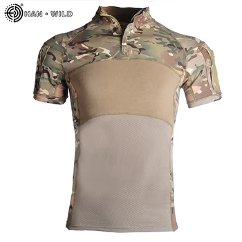 Vojenské Armády T-Shirt Mužov krátky Rukáv Kamufláž Taktické Tričko Love Boj proti Multicam Camo krátky Rukáv T Shirt