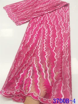 NIAI Afriky Bazin Riche Čipky Textílie 2020 Vysoko Kvalitnej Čipky S Brode Najnovšie Výšivky Nigérijský Čipky Tkaniny Šitie XY3327B-1