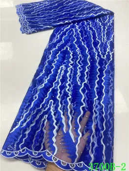 NIAI Afriky Bazin Riche Čipky Textílie 2020 Vysoko Kvalitnej Čipky S Brode Najnovšie Výšivky Nigérijský Čipky Tkaniny Šitie XY3327B-1