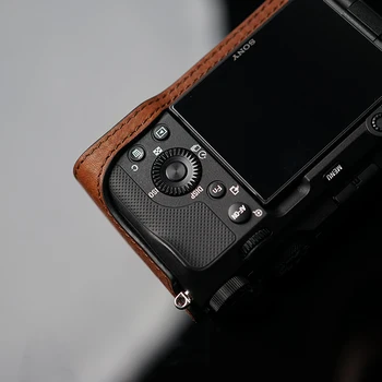 MrStone Sony A7C Fotoaparát Prípade Ručné Originálny Kožený Kryt Príslušenstvo