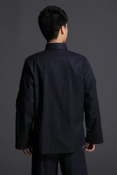 Kvalitné Mužskej reverzibilné kung fu bunda bojových umení vyhovuje wing chun šaty, kabát tai chi uniformy 2ks/set