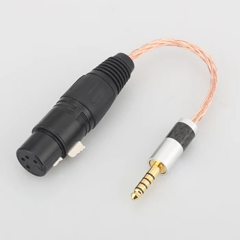 Audiocrast 4.4 mm Vyváženú na 4-Pin XLR Vyvážené Pripojiť TRS Audio Kábel Adaptéra