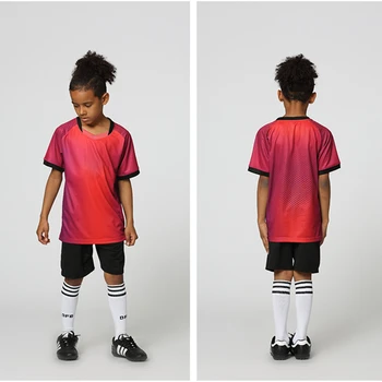 Vysoko Kvalitné futbalové dresy 2018 2019 deti futbal školenia jersey šaty prázdne mužov futbalové dresy nastaviť deti futbal súpravy uniformy