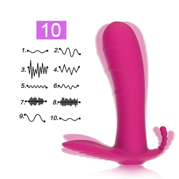HWOK Bezdrôtové Diaľkové Ovládanie Dildo Vibrátor dobre sa nosí Nohavičky G Mieste Klitorisu Sexuálne hračky pre Ženy, Ženská Masturbácia Stimulátor