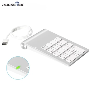 Prenosné USB numerická klávesnica ultra tenká klávesnica USB Mini Klávesnica pre iMac/MacBook Air/Pro Notebook PC Prenosný Ploche