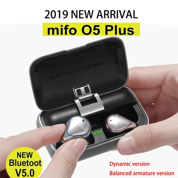 Mifo O5 plus Mini TWS V Uchu Slúchadlá Bezdrôtové Bluetooth Slúchadlá Nepremokavé Športové HiFi Stereo Bass Zníženie Hluku štupľov
