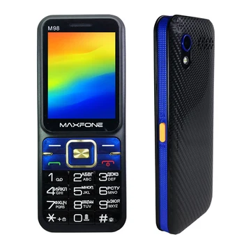 2,4-Palcový mobilné telefóny Dual SIM Karte 2G GSM Starších Mobilného Telefónu Pohotovostný Senior Telefón FM, MP3, Bluetooth, ruský jazyk