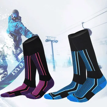 1 Pár Zime Teplé Termálne Ponožky Hrubé Bavlnené Športové Lyžovanie, Snowboard Ponožky FS99