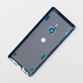 Originálne Zadné Sklo Pre Sony Xperia XZ3 Kryt Batérie Dvere Bývanie Zadné Puzdro +Objektív Fotoaparátu Náhradné Diely S Lepidlo