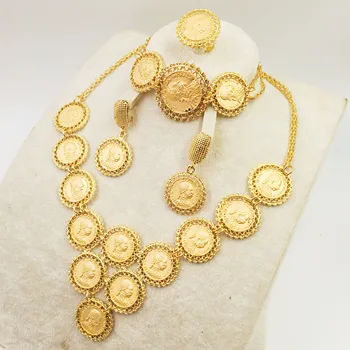 Kvalitné talianske zlato farebné šperky pre ženy je Afriky perličiek šperky, šperky, módne náhrdelníky náušnice, náramok šperky