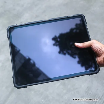 [pre Apple iPad Pro 12.9 palcový GEN3 GEN4 2020 2018] FATBEAR Taktiky Robustný Shockproof Vojenské Brnenie Buffer Prípade Mäkké Pokrytie