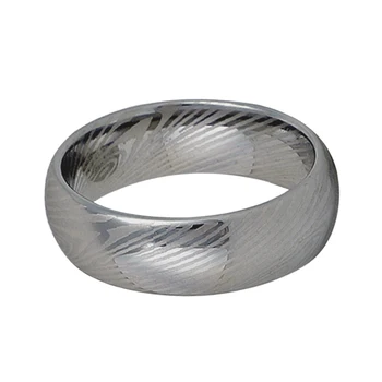 Jedinečný 8mm karbid volfrámu prstene pre mužov prst šperky damasku oceľové šperky nikdy nevyblednú manželstva Aliancií