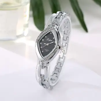 Nové Módne Drahokamu Hodinky Ženy, Luxusné Značky Náramok z Nerezovej Ocele Dámske hodinky Quartz Šaty Sledovať reloj mujer B50
