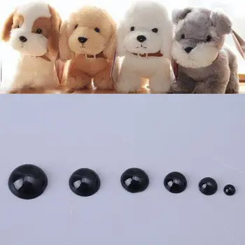 1000pcs/box Čierne Plastové Bezpečnostné Oči pre Medveďa Bábika Plyšové Hračky Zvierat Bábkové DIY Remeslá