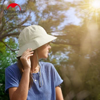 NatureHike rybár klobúk mäkké priedušné letné vonkajšie slnko ochranu anti-UV skladacie rybársky klobúk vedro čiapky pre mužov a ženy