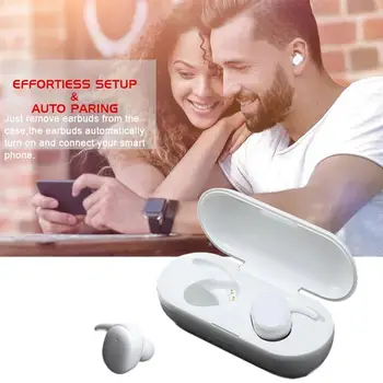 TWS4 Bluetooth Headset Mini Bezdrôtová TWS5.0 Slúchadlá In-Ear B2Y6