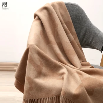 Vlna Vytlačené cashmere šatku zimné šatky vysoko kvalitné ženy móda 2018 dámske svetre zimné pashmina šatku