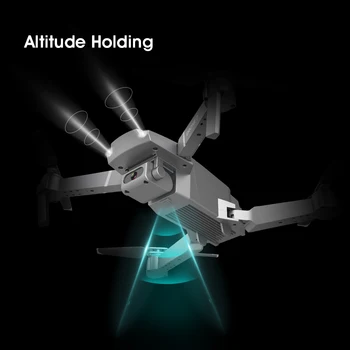 2020 E68 drone HD širokouhlý 4K WIFI 1080P FPV drone video live nahrávanie Quadcopter výška udržiavať drone kamera VS e58